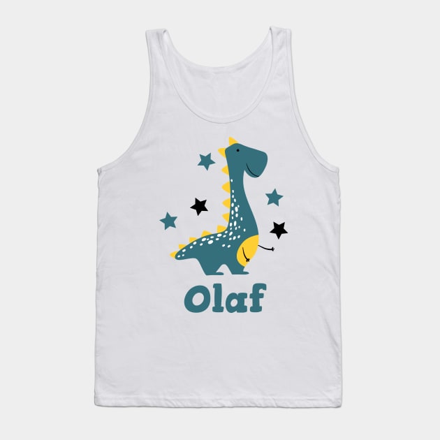 Olaf name Tank Top by LeonAd